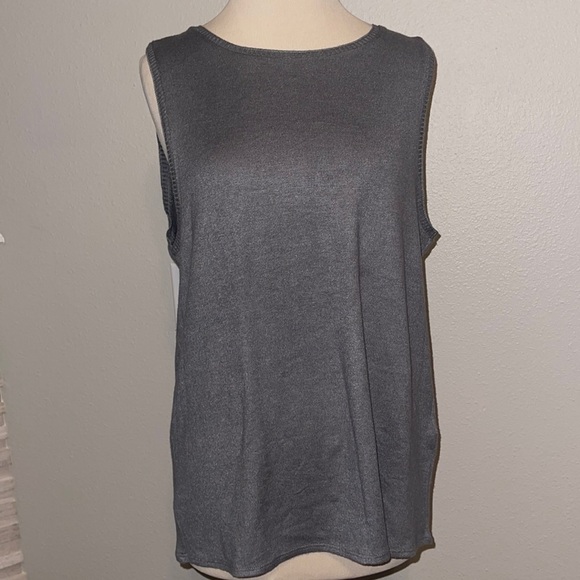 Zara medium loose gray tank top - Picture 1 of 5